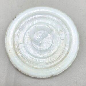 Vintage White Milk Glass Lid Insert for Zinc Lids Ball Mason Jars